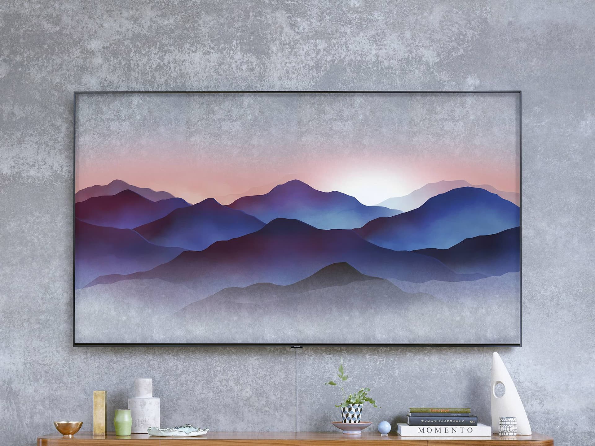 QLED TV Ambient Mode – Mountain